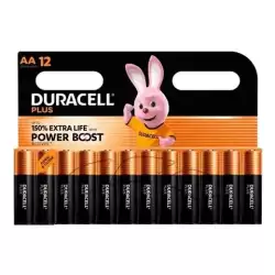 DPBLR6B12 DURACELL PILAS PLUS POWER  BOOST LR06 ALCALINAS AA 1.5V BLISTER 12