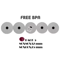 RT-EV01-80X80-65GR EKRIT ROLLO TÉRMICO SIN BPA 80X80X12MM 65GRS -5U-