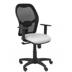345SM840B40B10CRN PIQUERAS Y CRESPO SILLA ALOCÉN SINCRO B/REGULABLE RESPALDO DE MALLA NEGRO ASIENTO GRIS