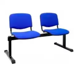 B2ARAN229 PIQUERAS Y CRESPO BANCADA ISO 2 PLAZAS TAPIZADO ARAN AZUL