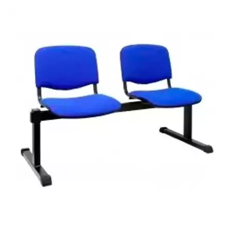 B2ARAN229 PIQUERAS Y CRESPO BANCADA ISO 2 PLAZAS TAPIZADO ARAN AZUL