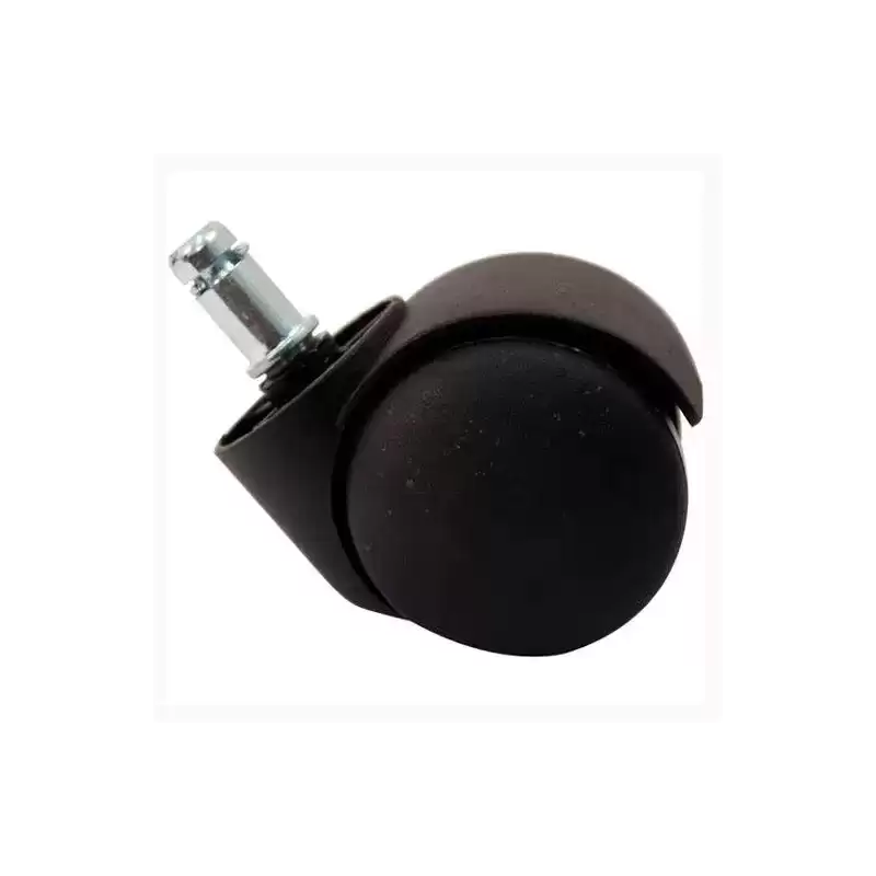 KIT1RF PIQUERAS Y CRESPO KIT DE 5 RUEDAS AUTOFRENANTE PARA SILLA PERNO 11MM NEGRO