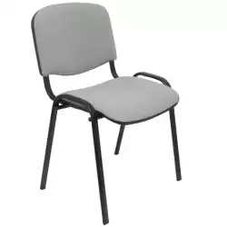 PACK126PTNA40 PIQUERAS Y CRESPO PACK DE 1 SILLA FIJA APILABLE ISO TAPIZADA ARAN GRIS