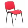 PACK426ARAN350 PIQUERAS Y CRESPO PACK DE 4 SILLAS FIJAS APILABLES ISO TAPIZADA ARAN ROJO