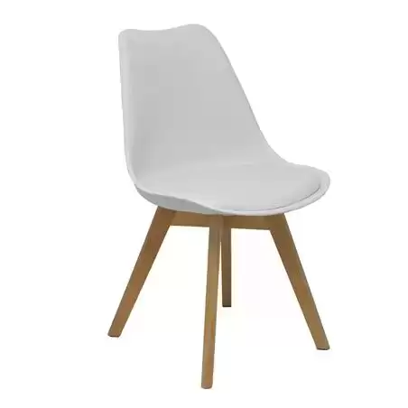 PACK4351PTBLSP10 PIQUERAS Y CRESPO PACK DE 4 SILLAS DON RODRIGO 2.0 BLANCO