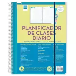 5341000 FINOCAM PLANIFICADOR DE CLASES DIARIO DOCENTE ESPIRAL 230X310MM 1DP 199 JORNADAS LECTIVAS