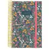742293026 FINOCAM AGENDA ESPIRAL DESIGN COLLECTION E5-117X181MM 1DP TAPA PP FLORA 2026