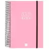 742914526 FINOCAM AGENDA ESPIRAL OPAQUE E10-155X212MM 1DP TAPA PP ROSA 2026