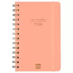 762000526 FINOCAM AGENDA ESPIRAL ALMA E5-117X181MM SVH TAPA DURA CORAL 2026