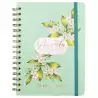 770300226 FINOCAM AGENDA ESPIRAL THE FLOWER JOURNAL E10-155X212MM SVH TAPA DURA VERDE 2026