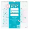 787005826 FINOCAM CALENDARIO DE PARED PARA ESCRIBIR 30X30-300X300MM MV CHIC TURQUESA 2026