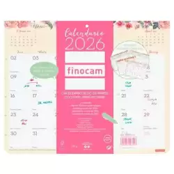 787510126 FINOCAM CALENDARIO BLOC CON IMÁN PARA ESCRIBIR 250X200MM MV DESIGN 2026