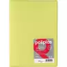 01471294 GRAFOPLÁS CARPETA CON FUNDAS POLIPLÁS SOLDADAS FOLIO 30 FUNDAS PP SEMIRÍGIDO TRANSLÚCIDO AMARILLO SOFT