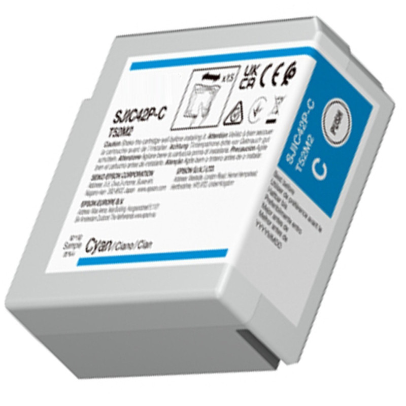 Epson C13T52M240 (SJIC42C) cian cartucho de tinta compatible