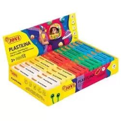 70B JOVI PLASTILINA PASTILLA 50GR 6UD X 5 COLORES SURTIDOS CAJA EXPOSITORA 30 UD