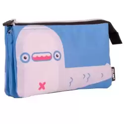 081133ALNB MILAN PORTATODO 5 COMPARTIMENTOS SERIE ESPECIAL ALIENS AZUL