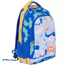 624601BD MILAN MOCHILA ESCOLAR 2 CREMALLERAS 21L SERIE ESPECIAL BLUE ODYSSEY