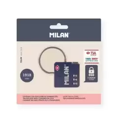 BWM10527SNCB MILAN CANDADO TSA CON CIERRE DE COMBINACIÓN COLECCIÓN 430 SINCE 1918 AZUL