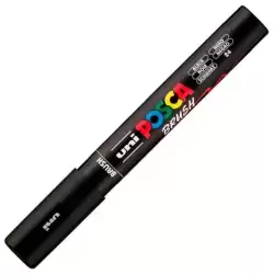 311852000 POSCA MARCADOR PC-5BR BRUSH PUNTA M SEMIFLEXIBLE NEGRO