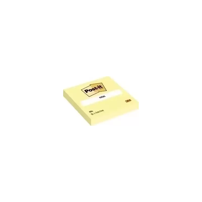 7100233248 POST-IT BLOCS NOTAS 654 100H 76X76 CANARY YELLOW