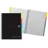 400088331 OXFORD CUADERNO EUROPEANBOOK 5 &YOU 100H A4+ 5X5 CON 5 PESTAÑAS TAPA EXTRADURA NEGRO
