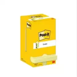 7100290167 POST-IT BLOCS Z-NOTAS 100 HOJAS CANARY YELLOW 76X76  -PACK 12-