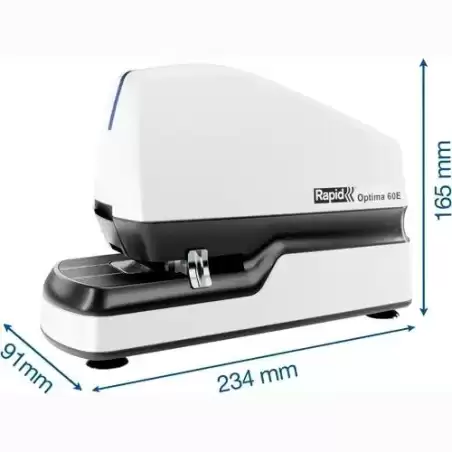 2102355 RAPID GRAPADORA ELÉCTRICA OPTIMA 60 PLATA / NEGRO
