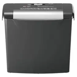 2104568EU REXEL DESTRUCTORA MANUAL MOMENTUN S206 CORTE A TIRAS 6MM HASTA 6H A LA VEZ NEGRO