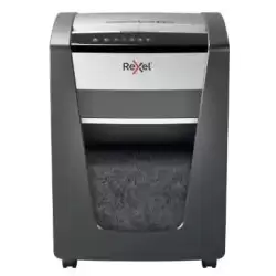 2104577EU REXEL DESTRUCTORA MOMENTUN M515 MICRO CORTE 2X15MM - HASTA 15 HOJAS A LA VEZ - NEGRO