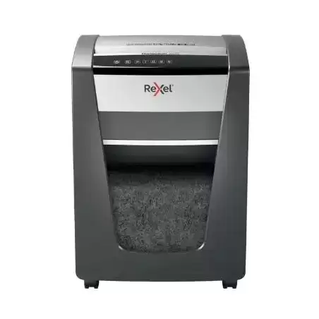 2104577EU REXEL DESTRUCTORA MOMENTUN M515 MICRO CORTE 2X15MM - HASTA 15 HOJAS A LA VEZ - NEGRO