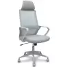 534BGY00053PGRN PIQUERAS Y CRESPO SILLA PRO534 GRIS RESPALDO MALLA GRIS ASIENTO TELA GRIS BASE PIRAMIDAL GRIS RUEDAS NAILON