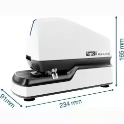2102355 RAPID GRAPADORA ELÉCTRICA OPTIMA 60 PLATA / NEGRO