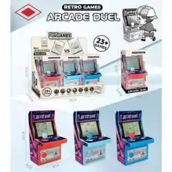 ECI-2172 ROYMART MAQUINAS MARCIANITOS 23 JUEGOS CLÁSICA EXPOSITOR 6 UD