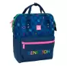 612550838 SAFTA MOCHILA CON ASAS PARA PORTATIL 13" BENETTON "DAMERO"