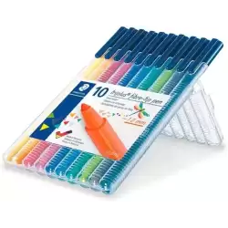323 SB10 STAEDTLER ROTULADOR PUNTA DE FIBRA TRIPLUS COLOR ESTUCHE 10 UNIDADES