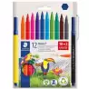 326 C12P STAEDTLER ROTULADORES NORIS 326 C/SURTIDOS ESTUCHE 10+2 UD DE REGALO