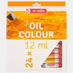 9020124M TALENS ART CREATION SET ÓLEO 24 TUBOS X 12ML COLORES SURTIDOS
