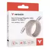 31853 VERBATIM CABLE MAGNETICO TIPO USB-C/M - USB-C/M ROSA 60W 1