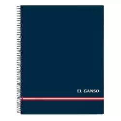 512409064 SAFTA BLOC ESPIRAL A4 MICRO 120H 5X5 T/DURAS FORRADAS EL GANSO "CLASSIC"