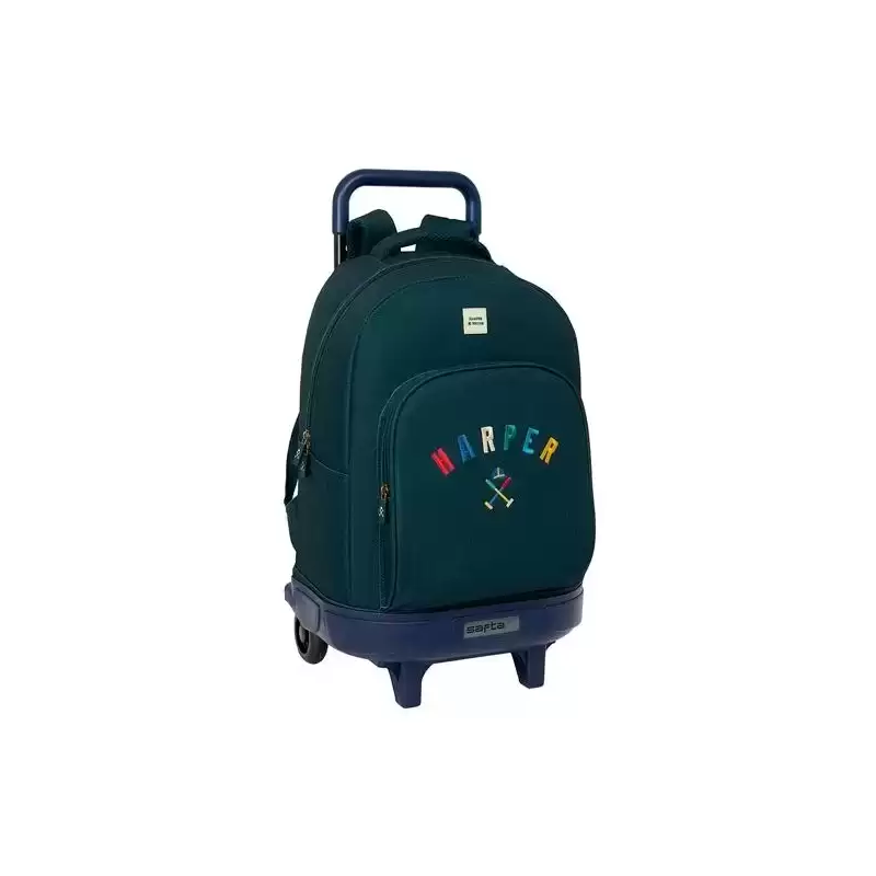 612459918 SAFTA MOCHILA GRANDE CON RUEDAS COMPACT EXTRAÍBLE HARPER & NEYER