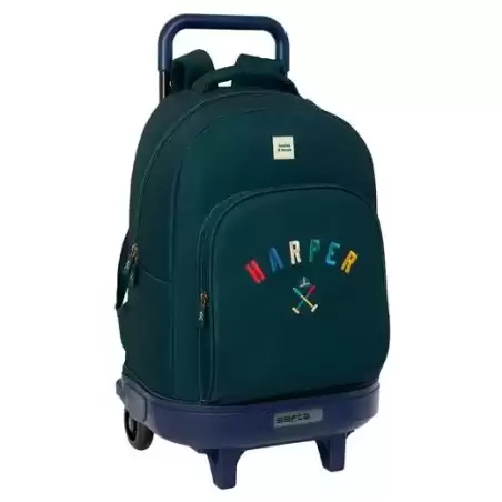 612459918 SAFTA MOCHILA GRANDE CON RUEDAS COMPACT EXTRAÍBLE HARPER & NEYER