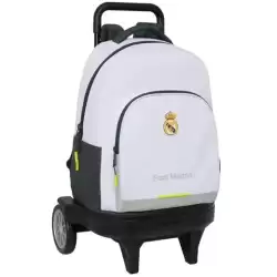 612554218 SAFTA MOCHILA GDE. C/RUEDAS COMPACT EVOL. EXT. REAL MADRID EQUIPACIÓN 25/26