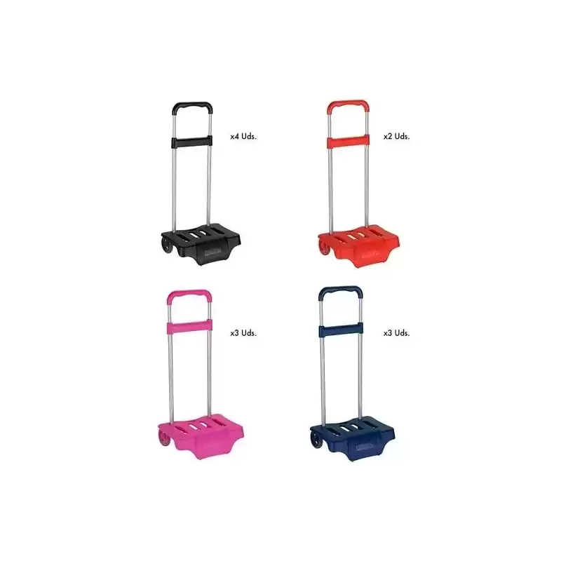 905 ROJO SAFTA PORTAMOCHILAS MOD.905 TROLLEY COLOR ROJO