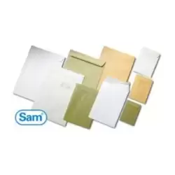 145508 SAM BOLSA DIN C4 AUTOADHESIVO CON TIRA DE SILICONA 229X324 90 GRAMOS KRAFT 250 BOLSAS