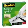 7100027389 SCOTCH CINTA ADHESIVA INVISIBLE MAGIC ROLLO 25MM X 66M CAJA INDIVIDUAL