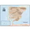 504 SELVI MAPA MUDO FÍSICO DE ESPAÑA A4 -50U-