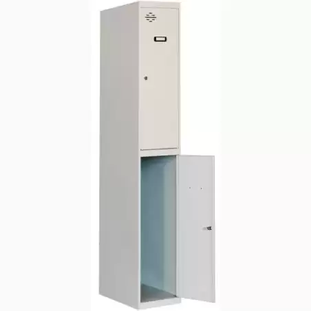 90233W1230 SIMONRACK TAQUILLA METÁLICA SIMONLOCKER 2P MONOBLOQUE 180X50X30CM GRIS