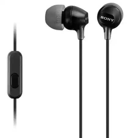 MDREX15APB.CE7 SONY AURICULARES EX-15AP INTERNOS LIGEROS C/MICRÓFONO CONECTOR JACK 3.5 NEGRO