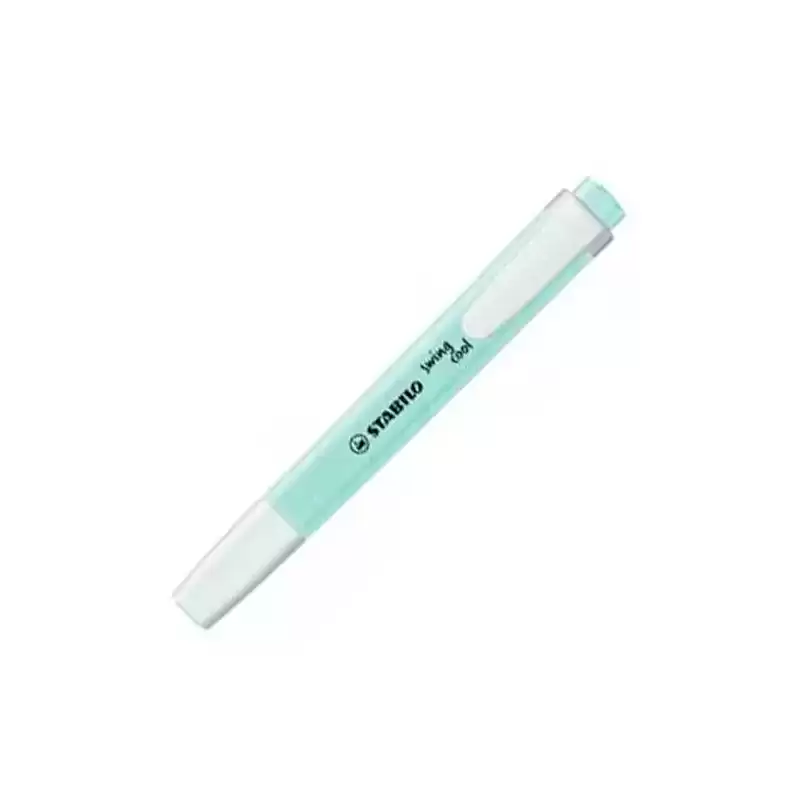 275/111-8 STABILO MARCADOR FLUORESCENTE SWING COOL PASTEL AZUL NUBLADO CAJA 10 UD