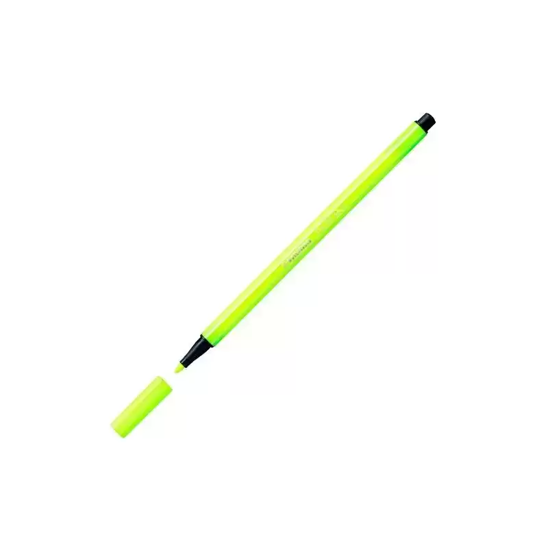 68/024 STABILO ROTULADOR PEN 68 AMARILLO FLUORESCENTE CAJA 10 UD